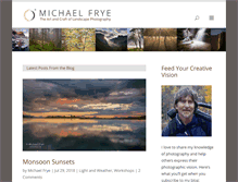 Tablet Screenshot of michaelfrye.com